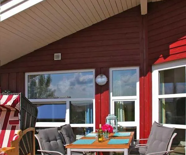 בית נופש Daenische Ferienhaeuser Am Salzhaff Haus Meerjungfrau אינזל פואל